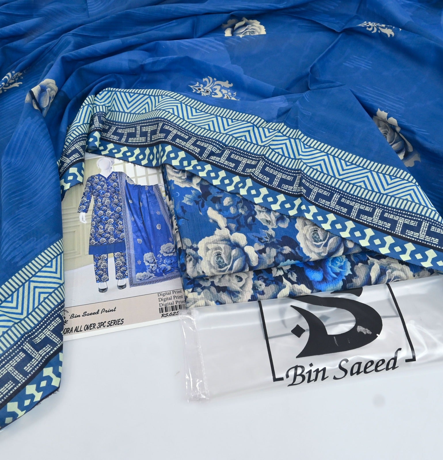 Ladies suits lawn 3 piece