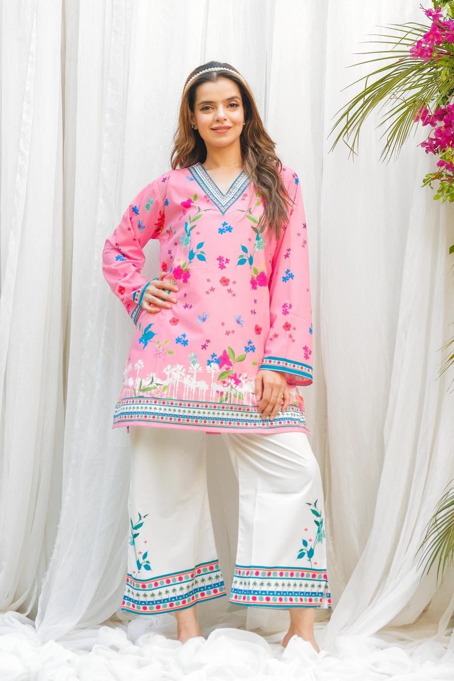 Silk printed lawn collection