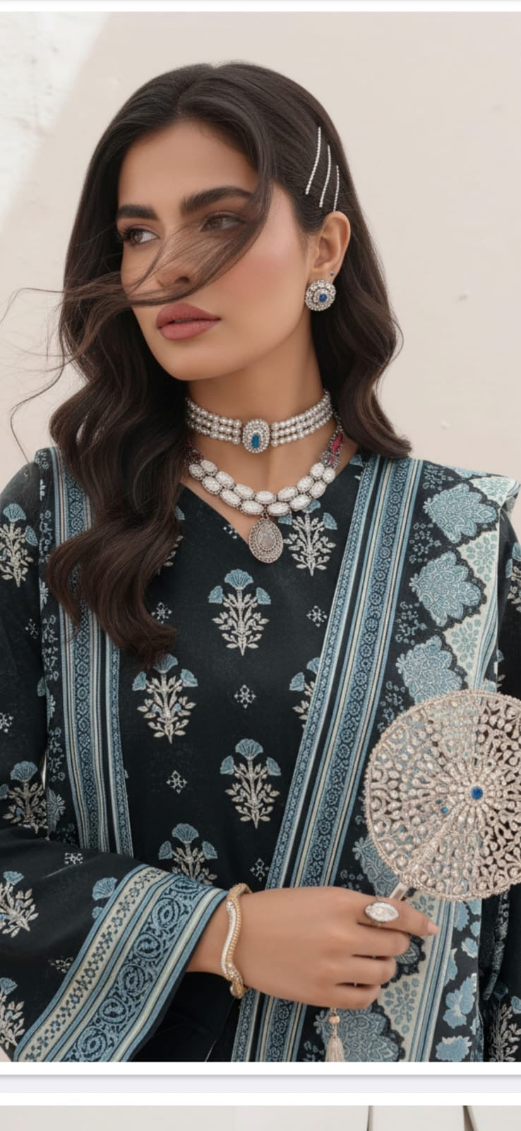 Summer Bloom – Embroidered Lawn