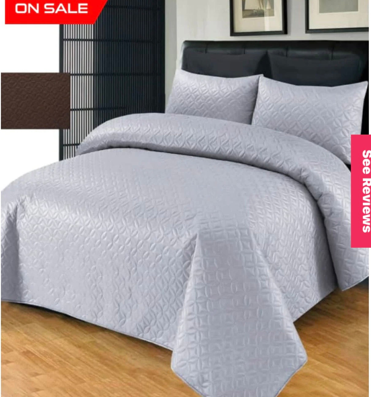 Luxury bed spread set