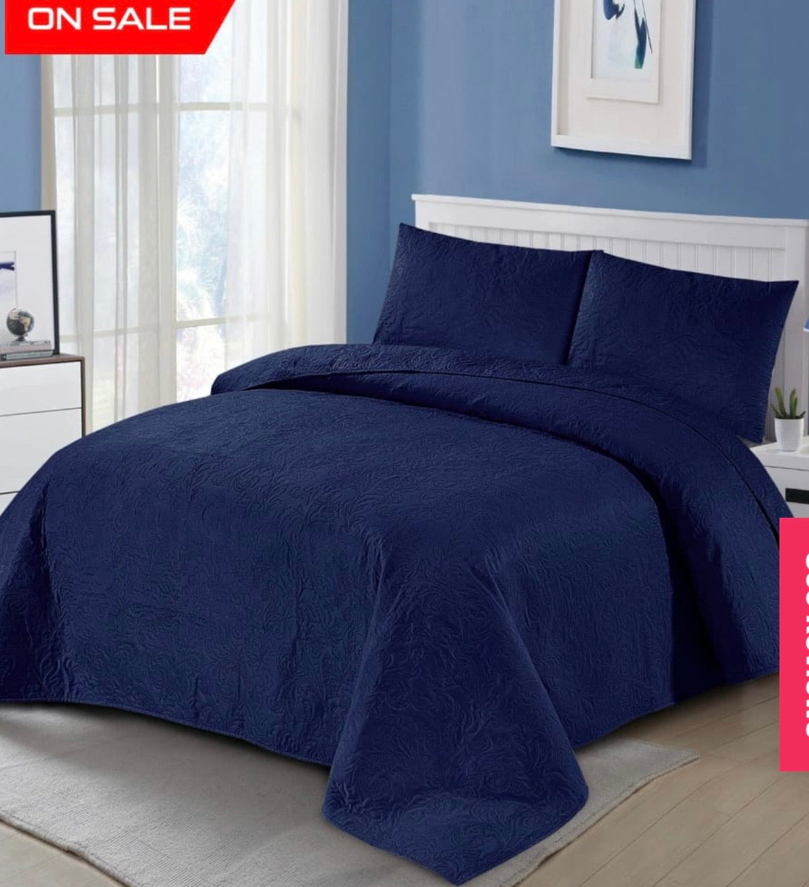Luxury bed spread set
