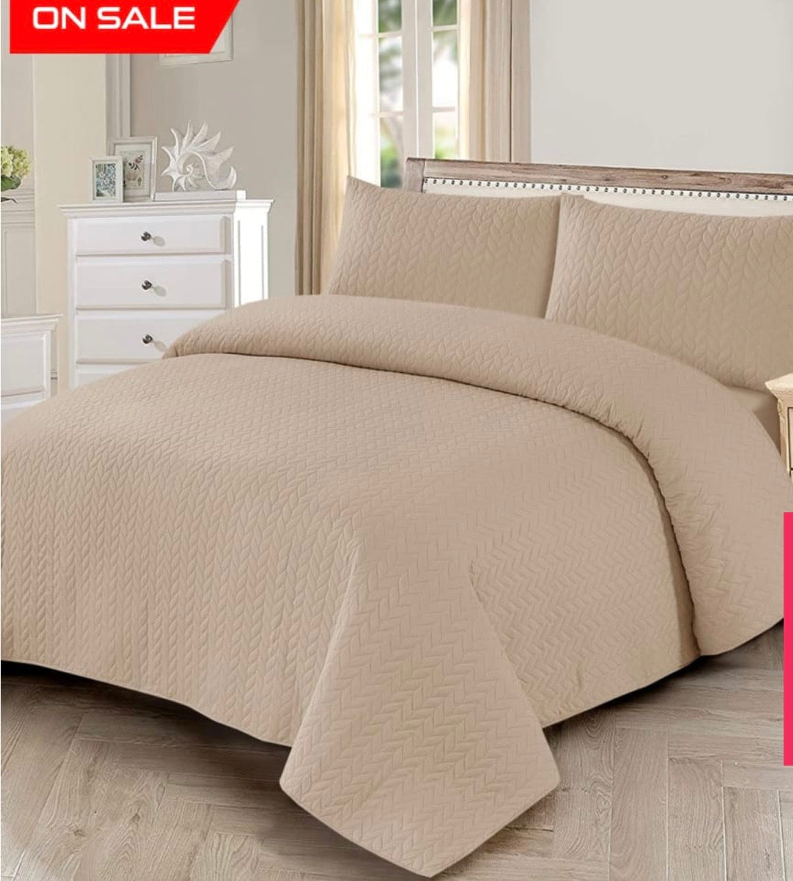 Luxury bed spread set