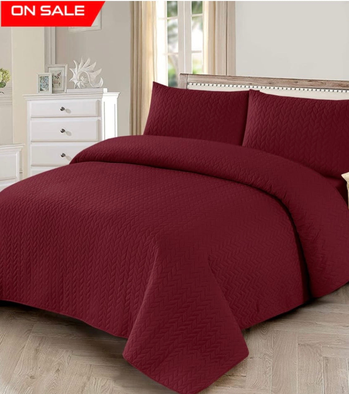 Luxury bed spread set