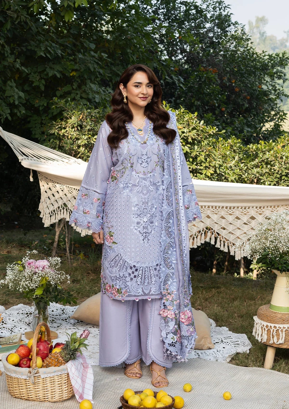 Summer Bloom – Embroidered Lawn