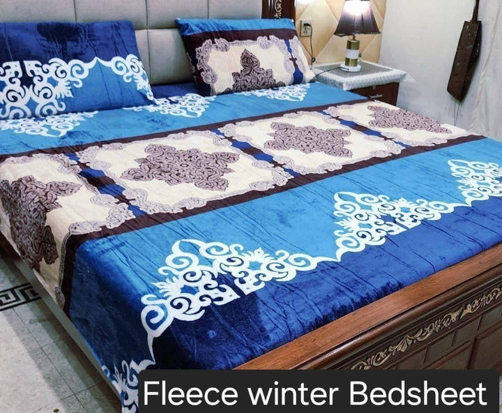 ) Fleece winter bedsheets