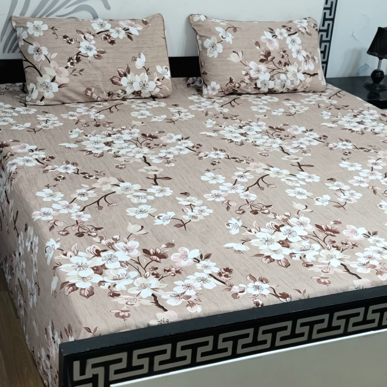 Crystal cotton bedsheet