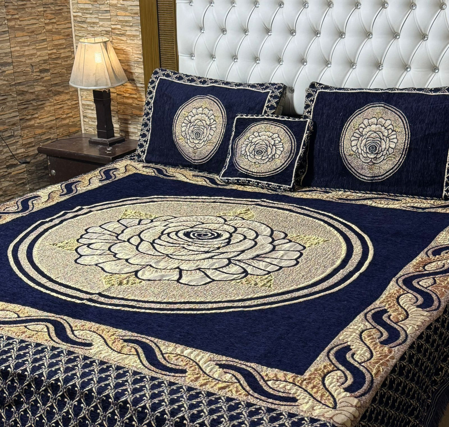 (Bedsheets velvet jacquard