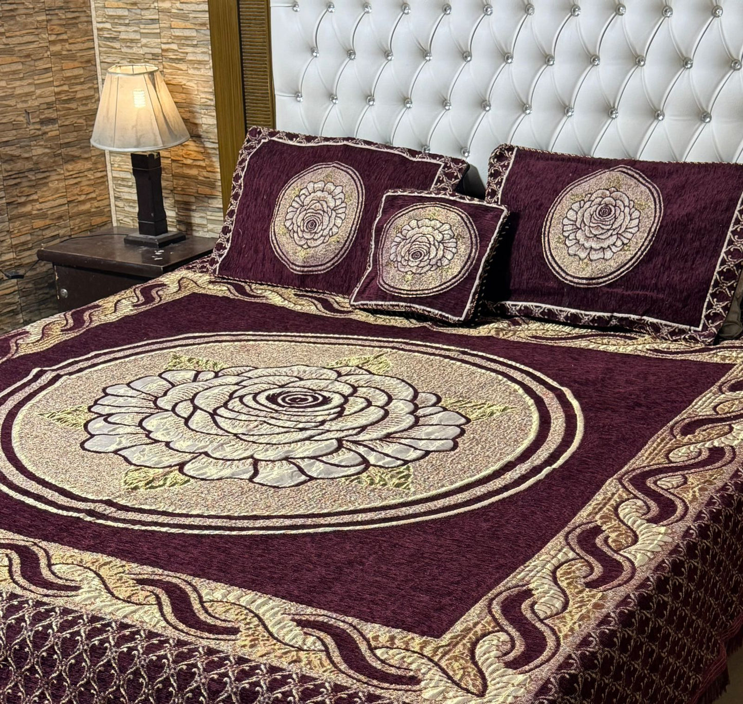 Bedsheets velvet jacquard