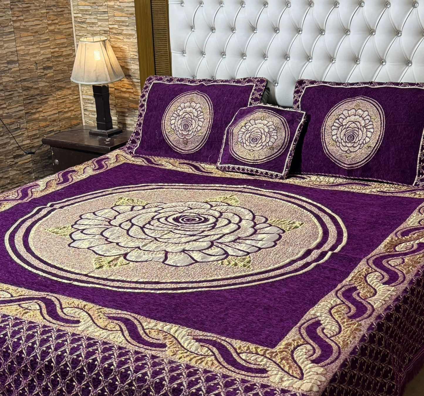 Bedsheets velvet jacquard