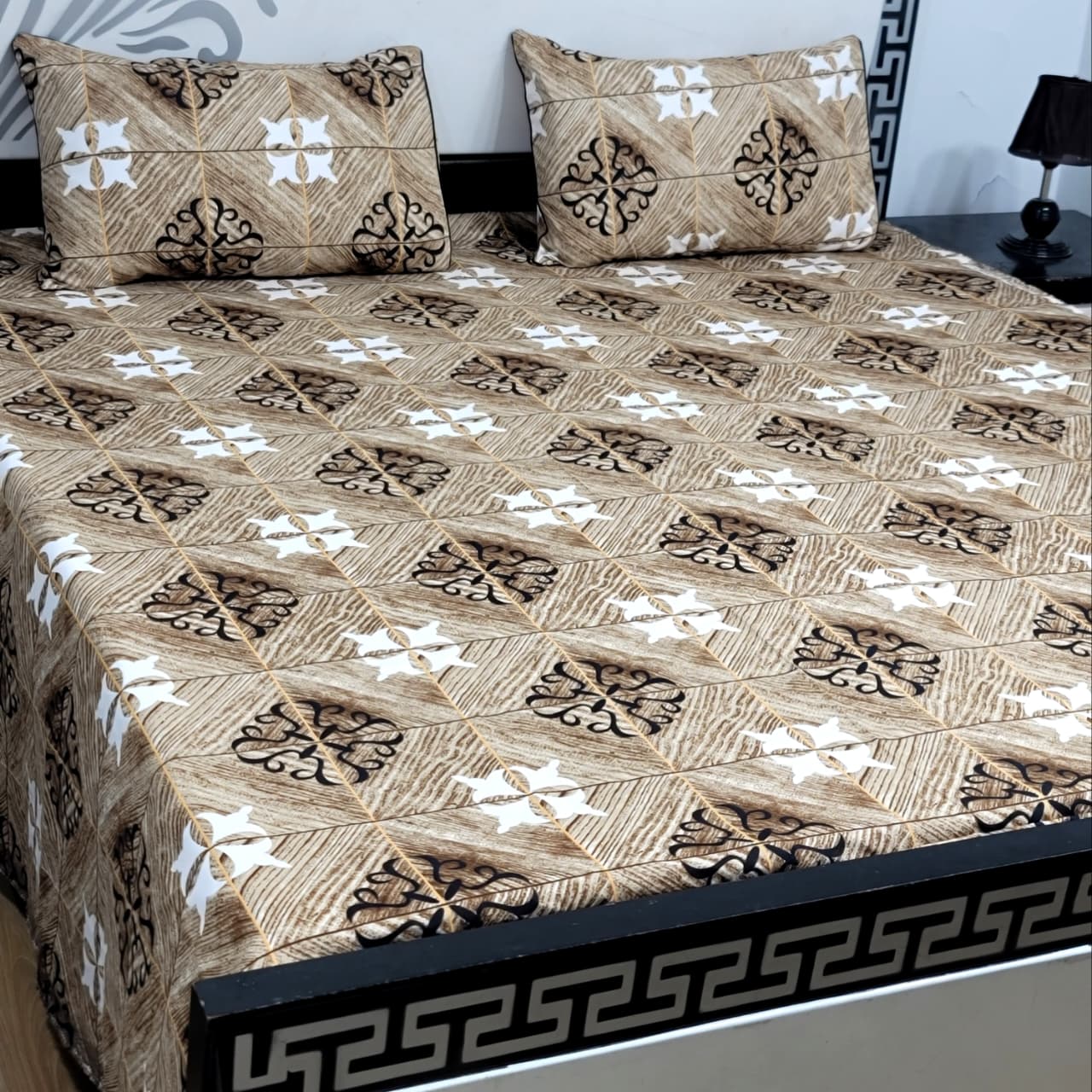 Crystal cotton bedsheet