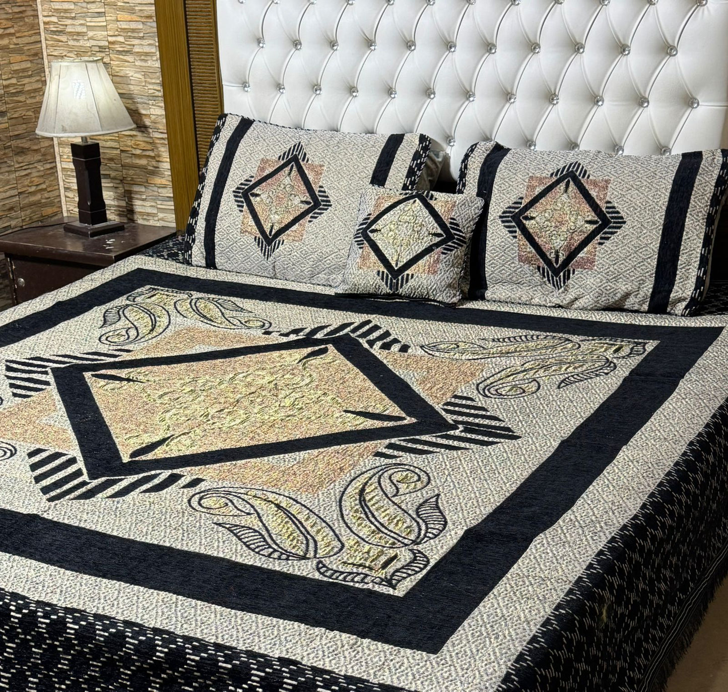 Bedsheets velvet jacquard