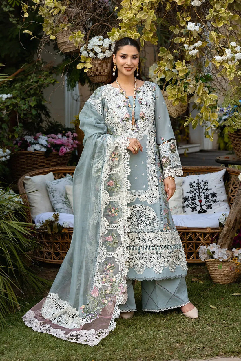 Summer Embroidered lawn Three Piece D-30