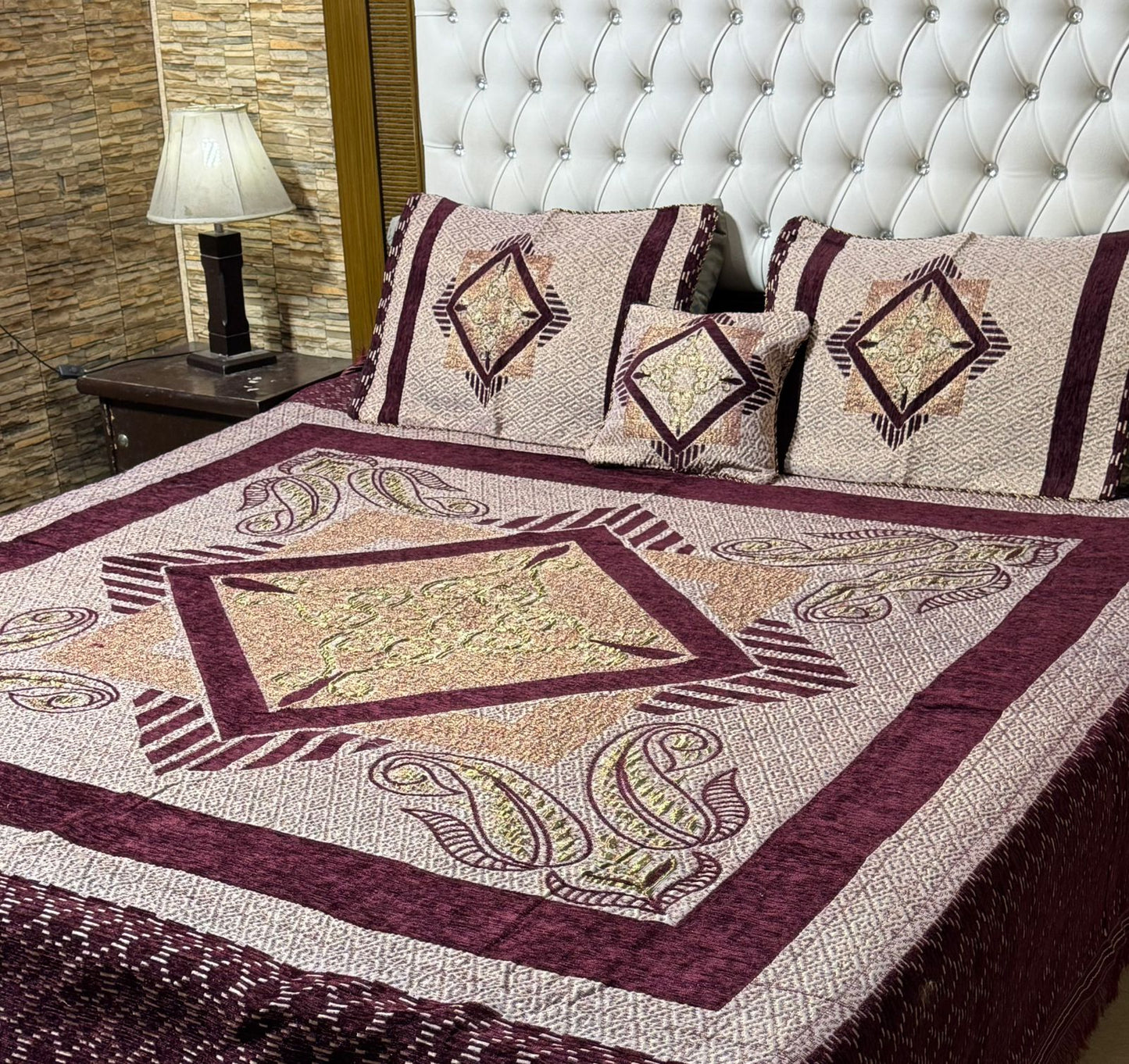 Bedsheets velvet jacquard