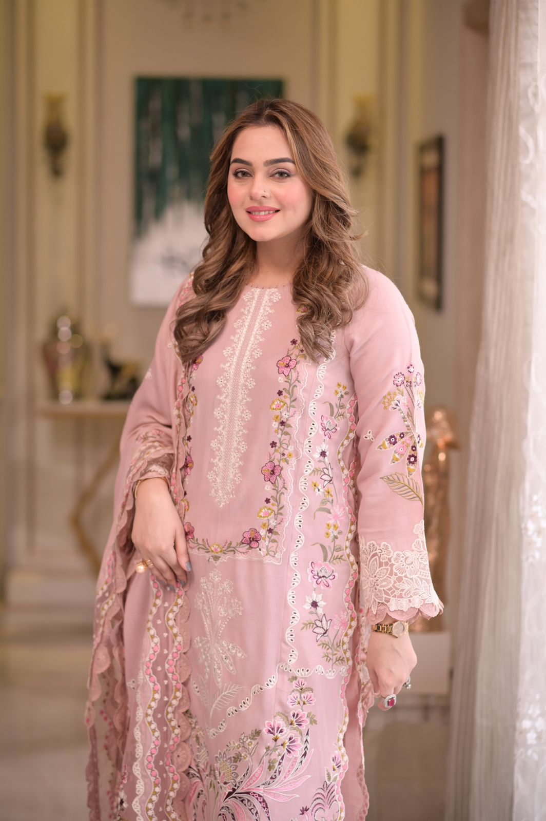 Summer Bloom – Embroidered Lawn