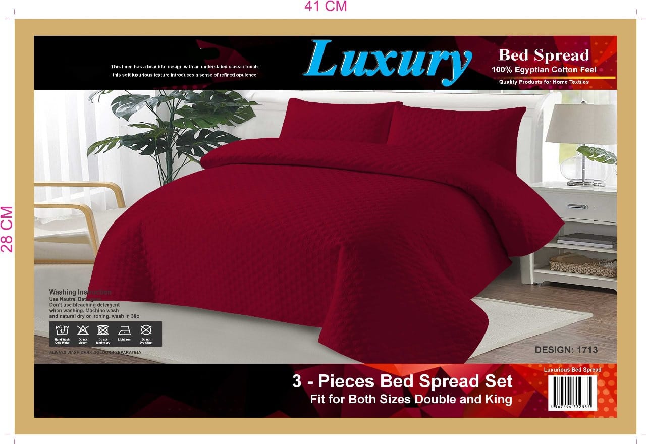 Winter luxury bed spread