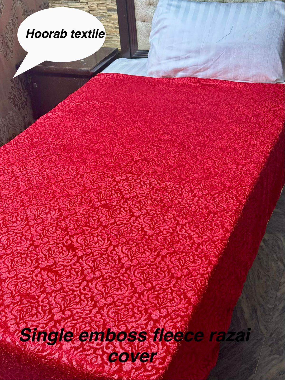 Single fleece razai cover