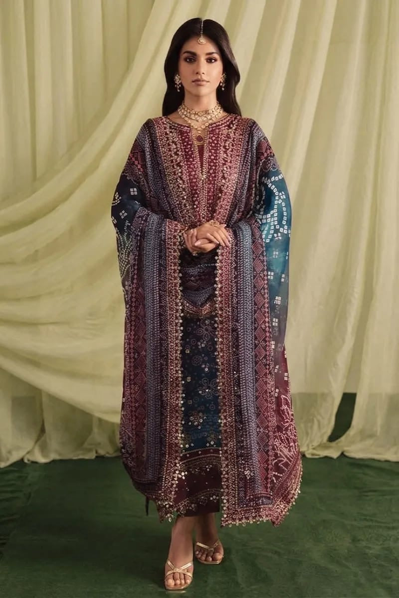 Summer Bloom – Embroidered Lawn