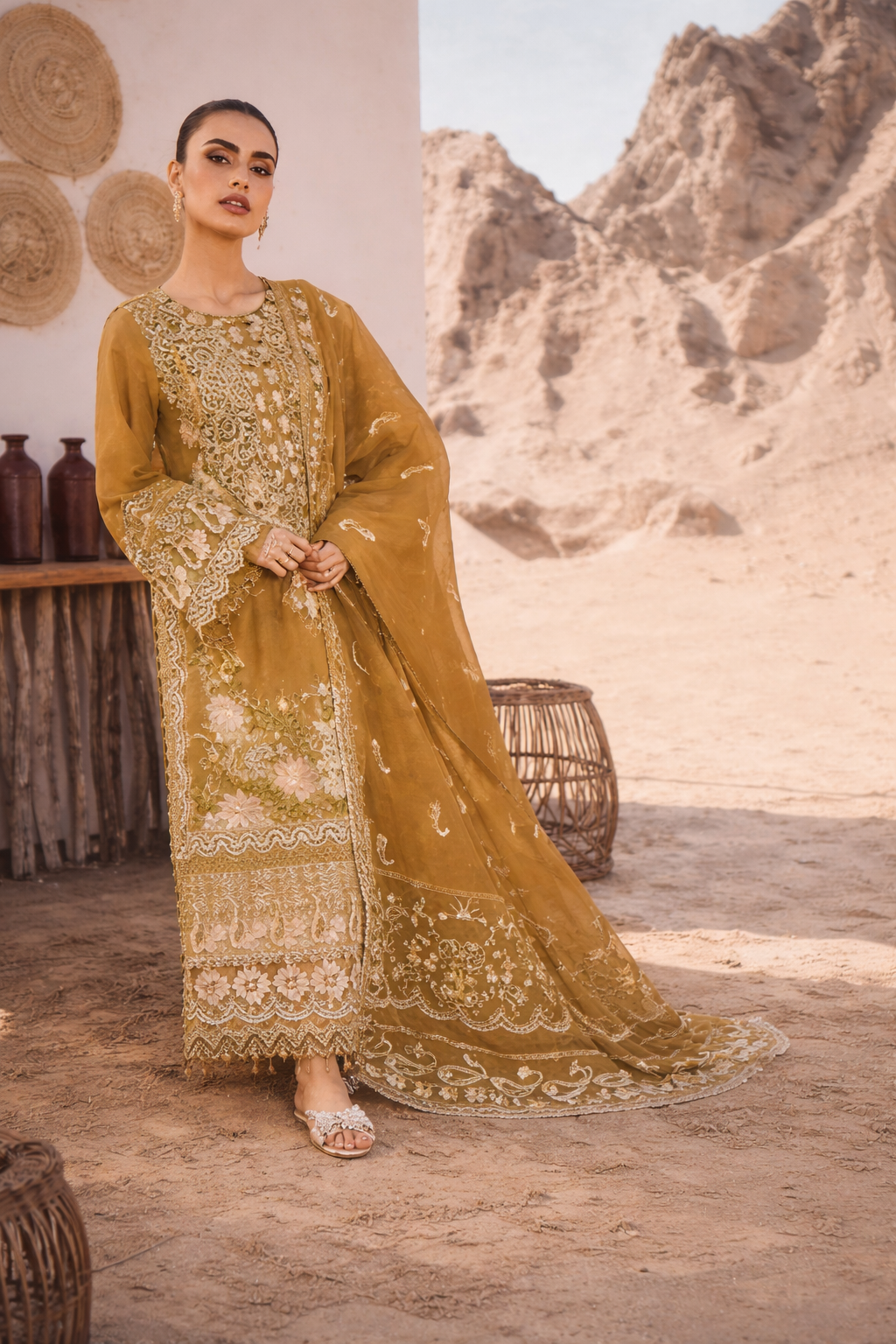 Summer Bloom – Embroidered Lawn (Copy)
