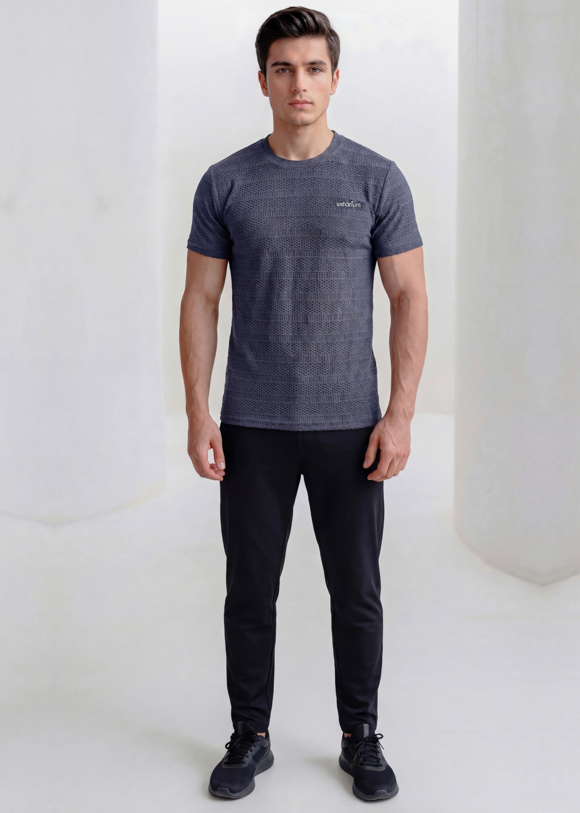 Imported Popcorn Knit - Zinc Tracksuit