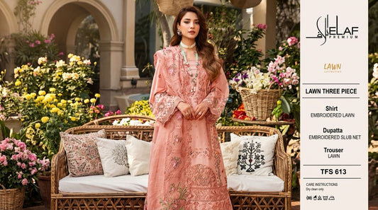 Summer Bloom – Embroidered Lawn