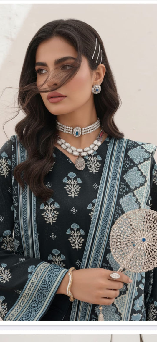 Summer Bloom – Embroidered Lawn