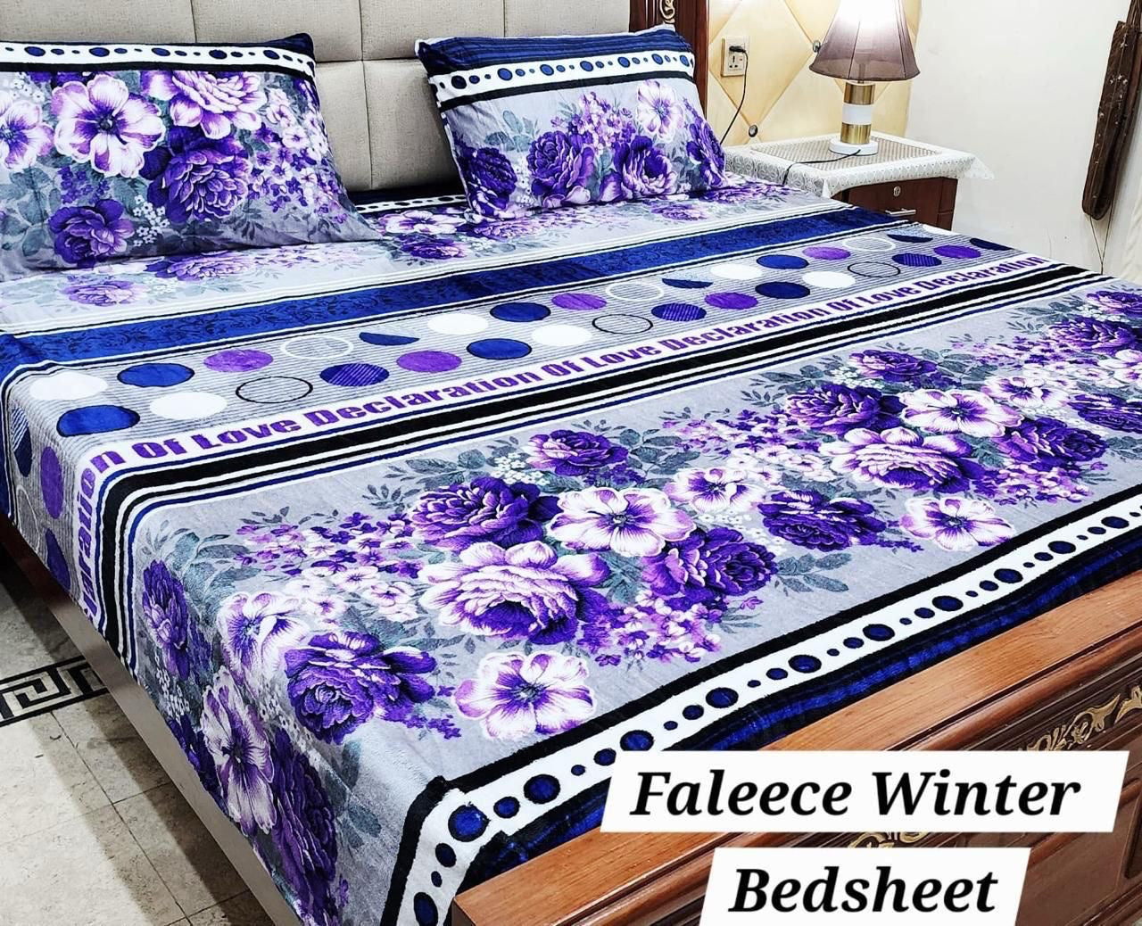 Fleece winter bedsheets