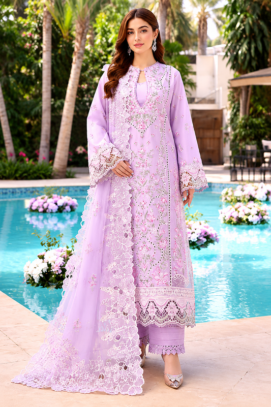 Summer Bloom – Embroidered Lawn