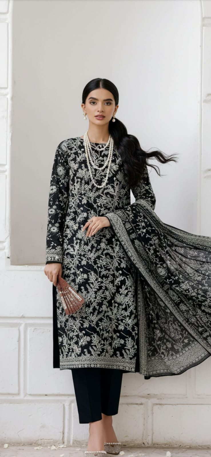 Summer Bloom – Embroidered Lawn