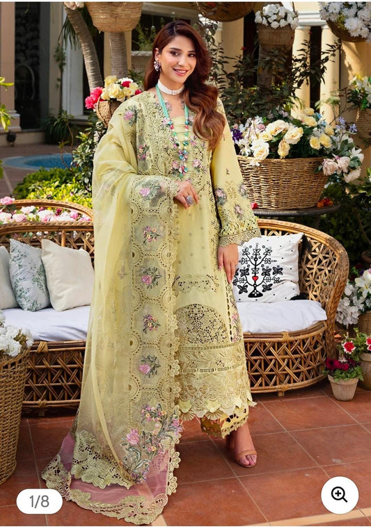 Summer Bloom – Embroidered Lawn (Copy)