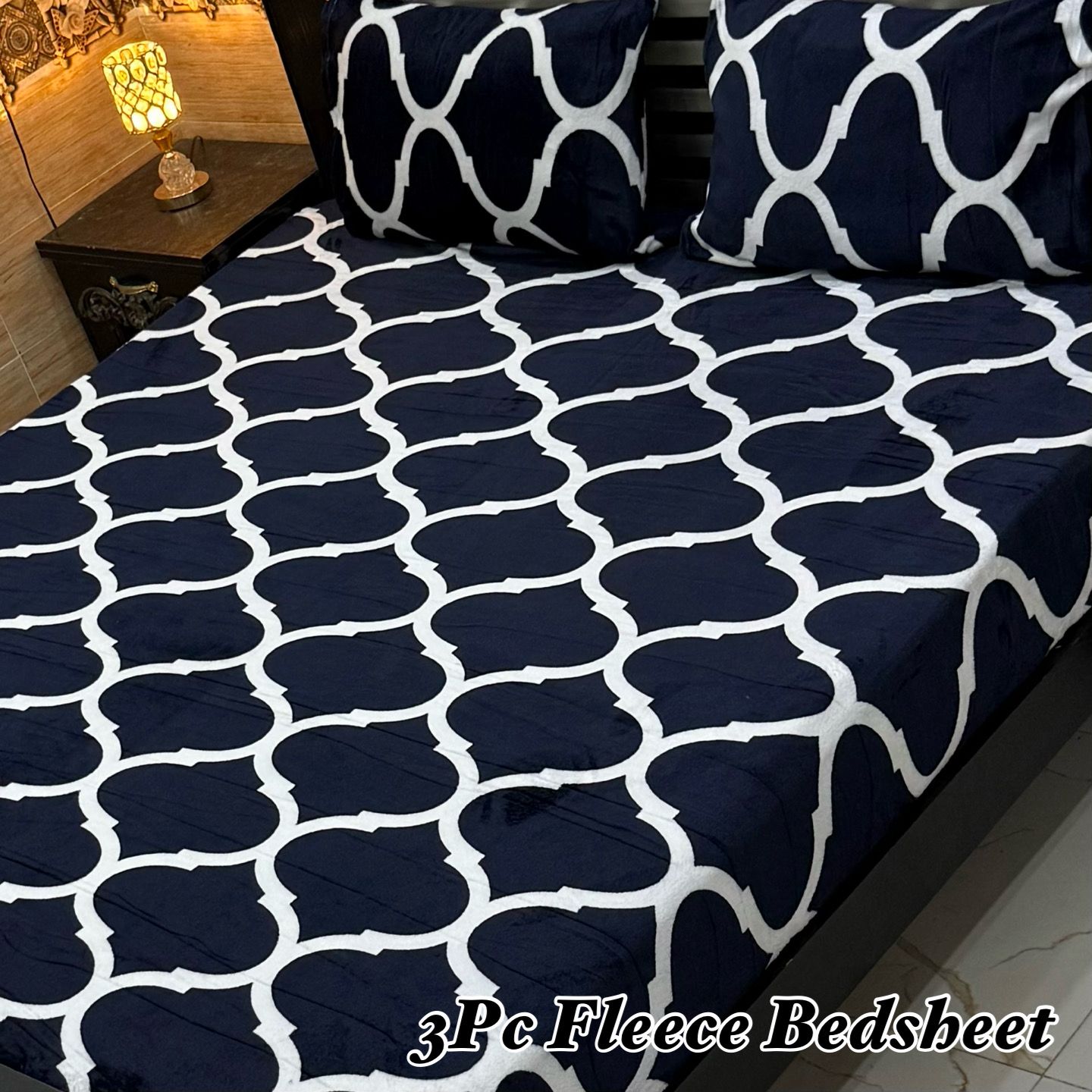 3PCS Flees Bedsheet Design 8863