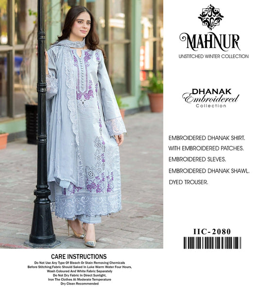 WINTER UNSTICHED DHANAK 3 PC