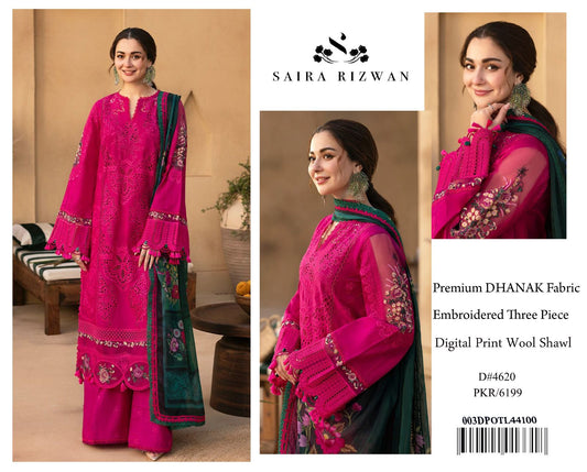 Unstitched 3 pc dhank stuff