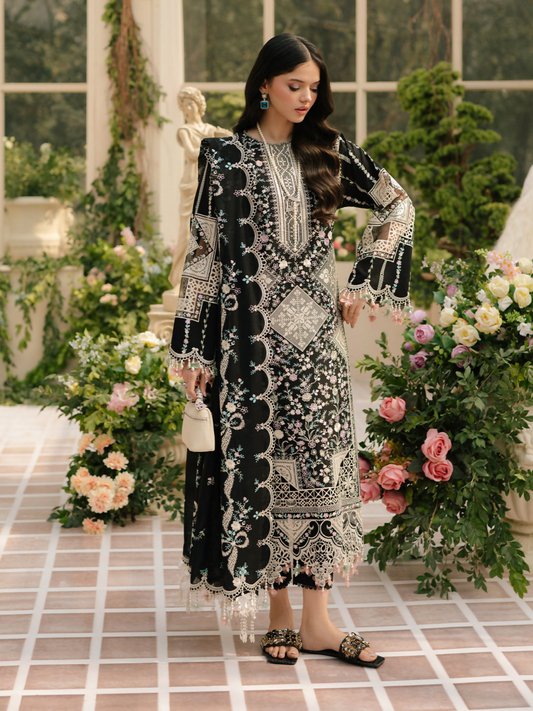 () Summer Bloom – Embroidered Lawn