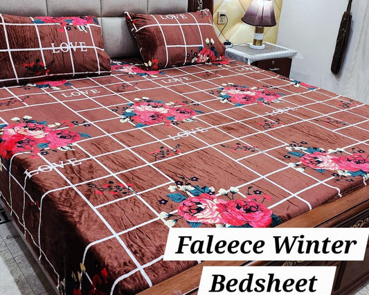 3PCS FLEES BEDSHEET (big box) DZN 8831
