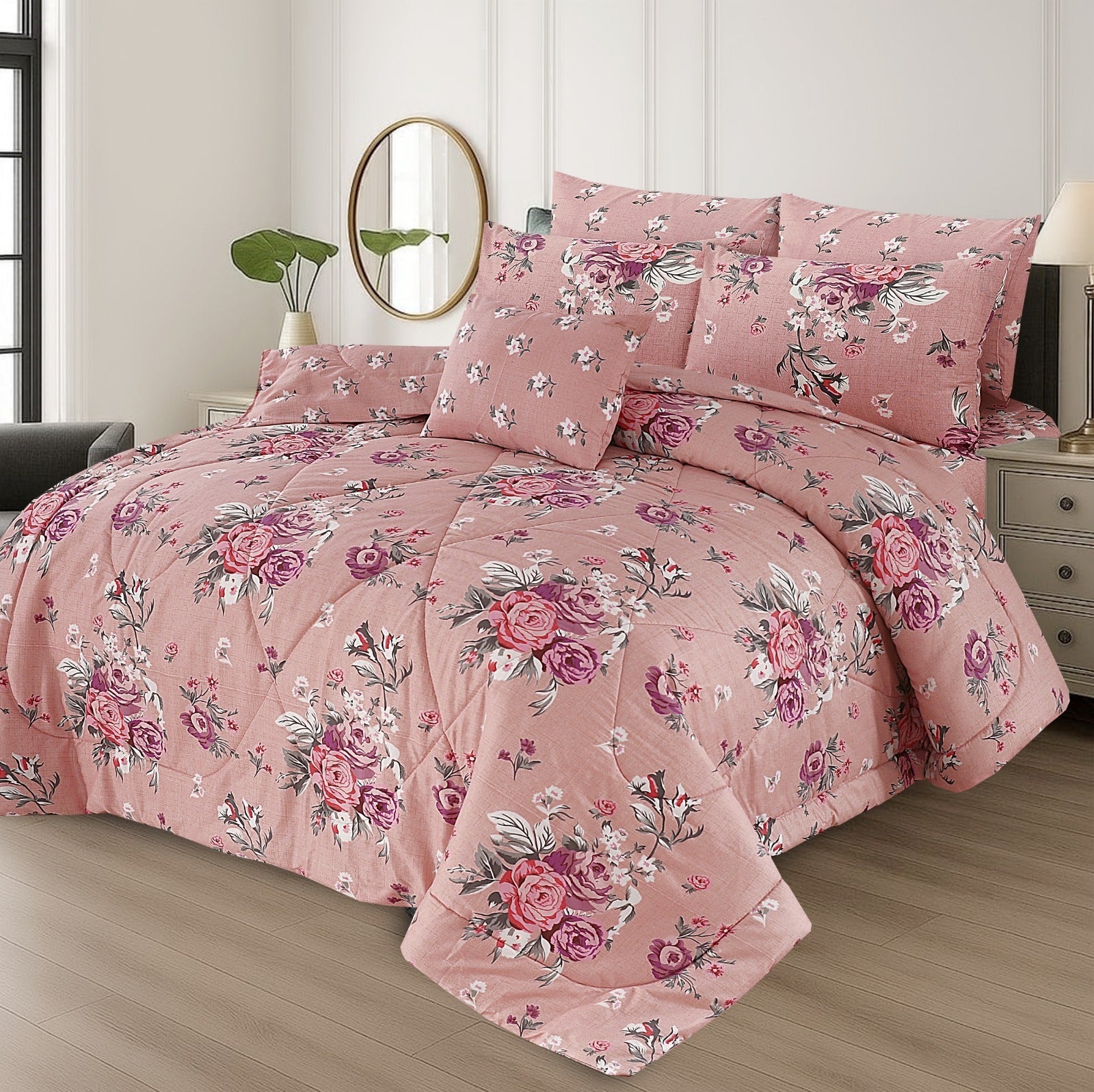 7 pcs Comforter Set Design MZk-316