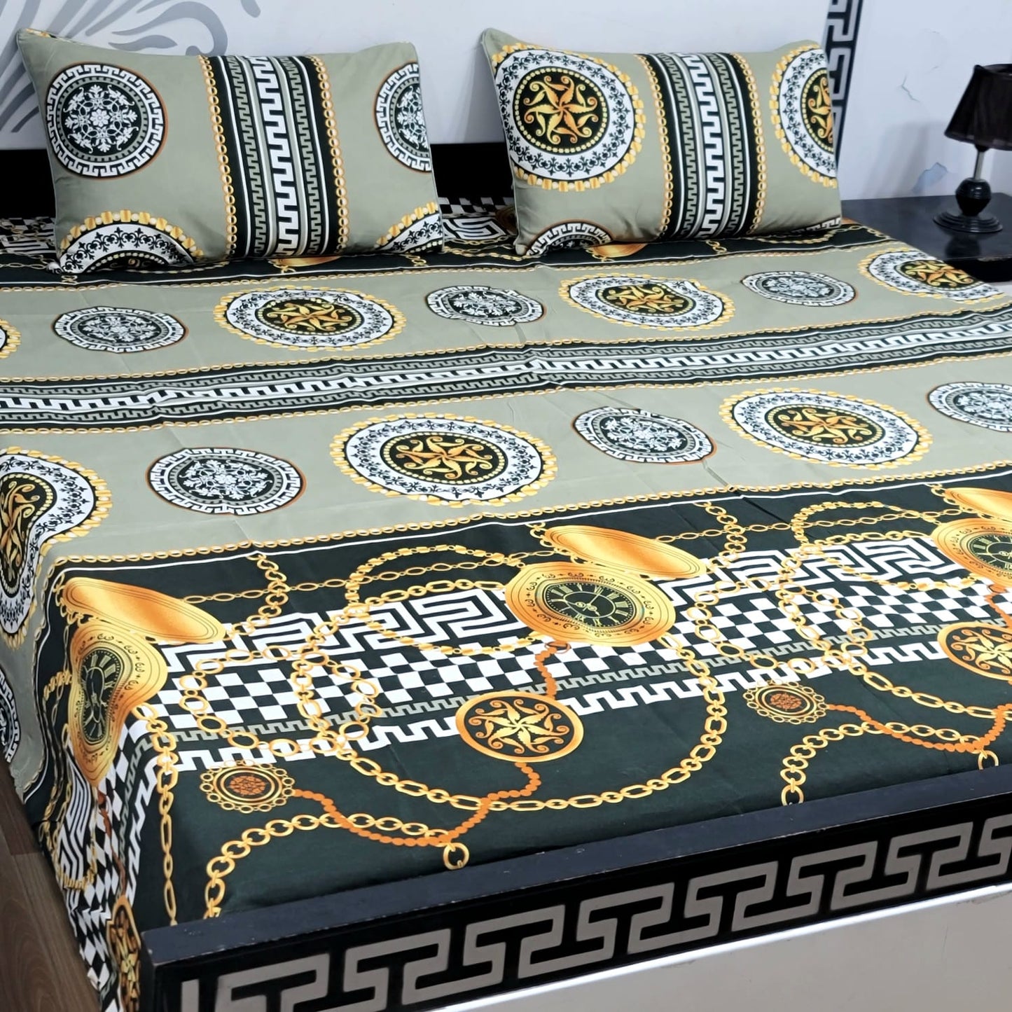 Crystal cotton bedsheet