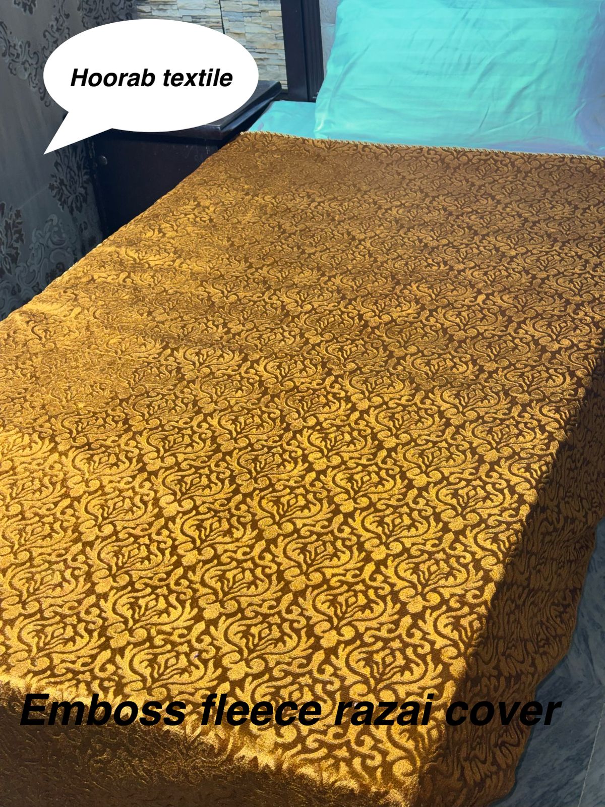 Single embose velvet