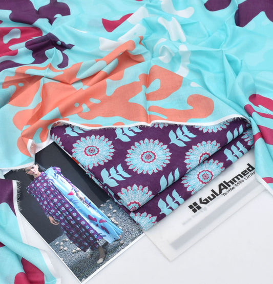 Gul Ahmed 3-Piece Unstitched Ladies Suit