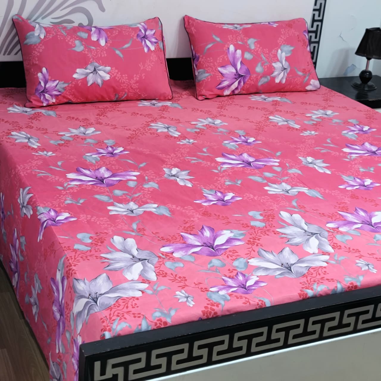 Crystal cotton bedsheet