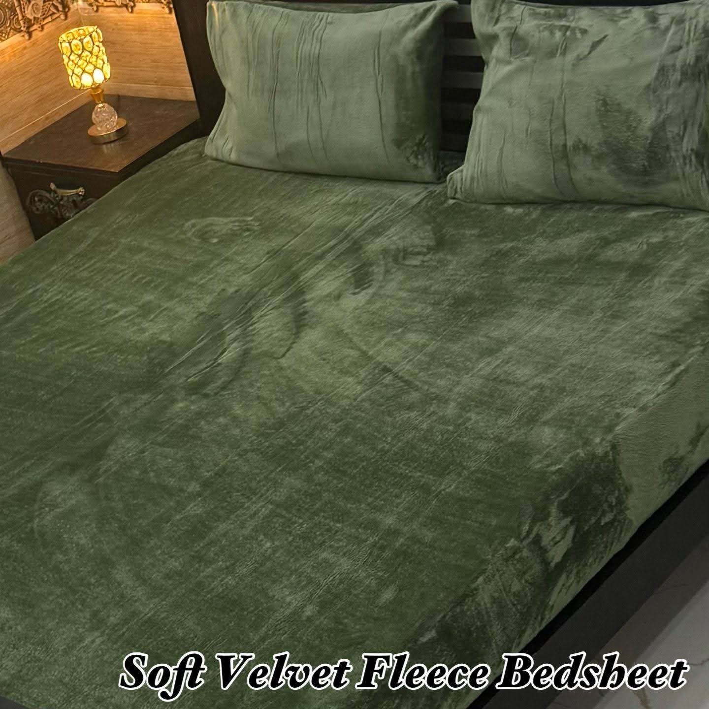 Fleece bedsheets plain