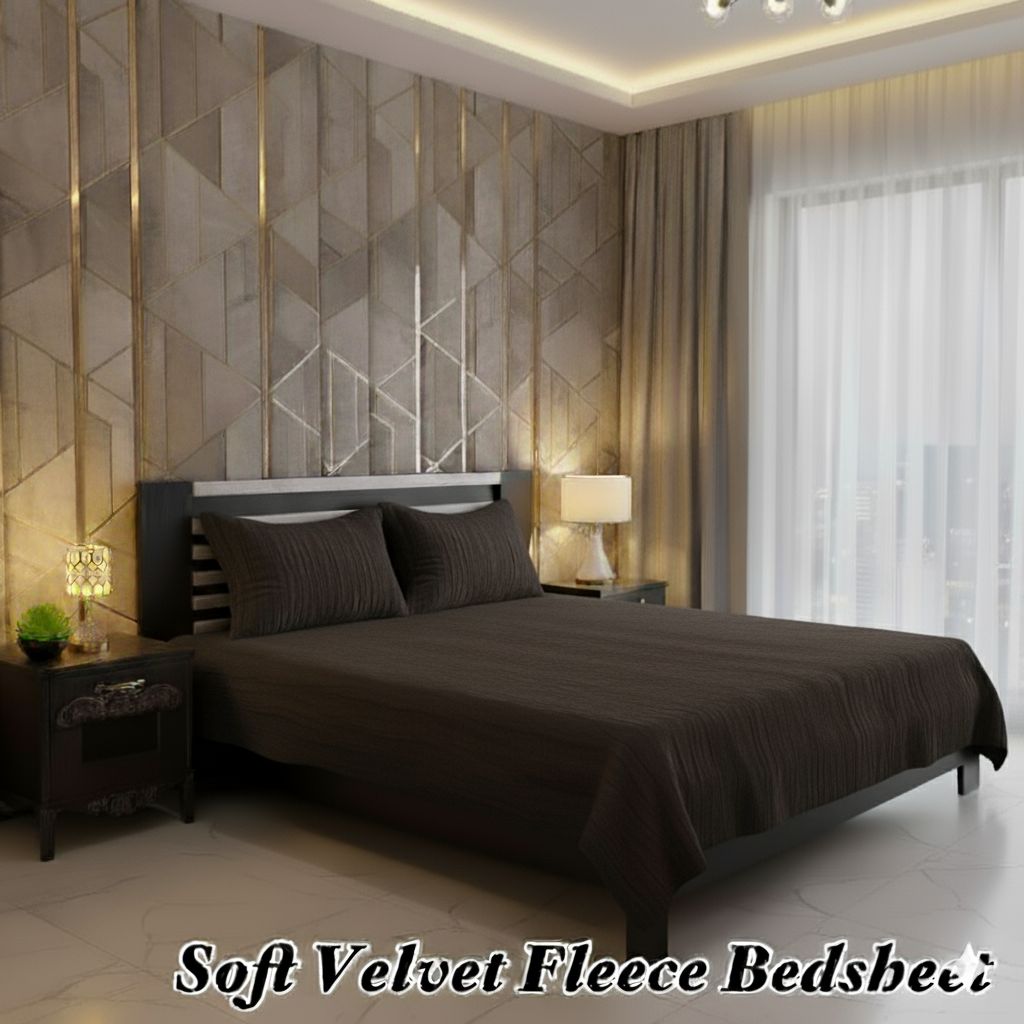 Fleece bedsheets plain