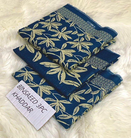 Bin saeed 3 piece khaddar