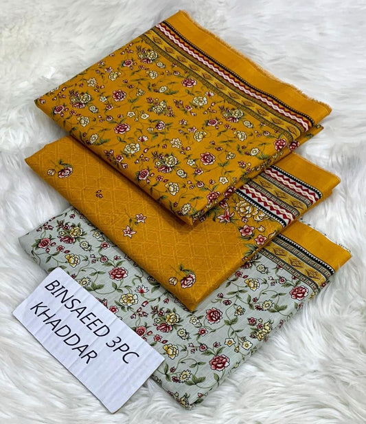 Bin saeed 3 piece khaddar