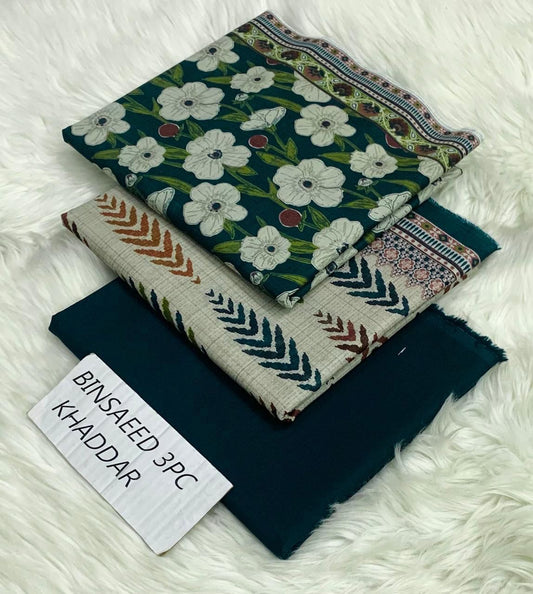 Bin saeed 3 piece khaddar