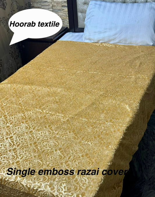 Single embose velvet
