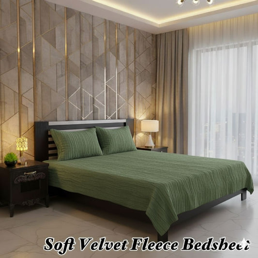 Fleece bedsheets plain