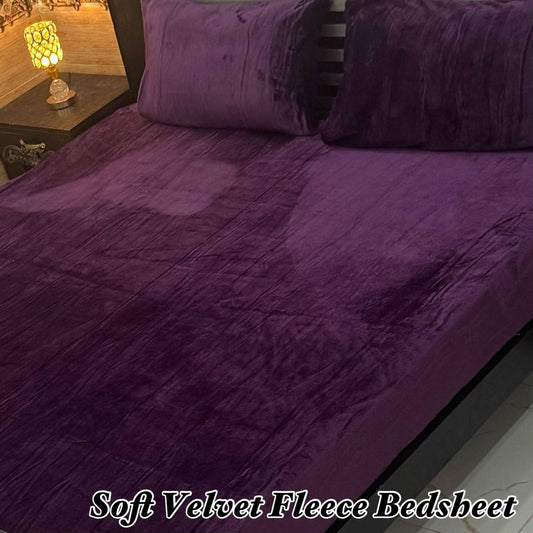 Fleece bedsheets plain