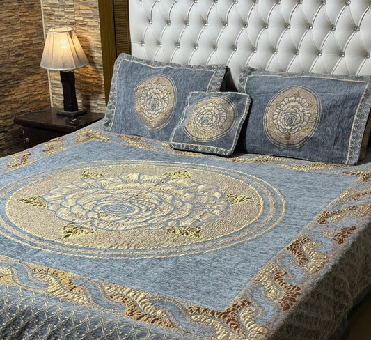 (Bedsheets velvet jacquard