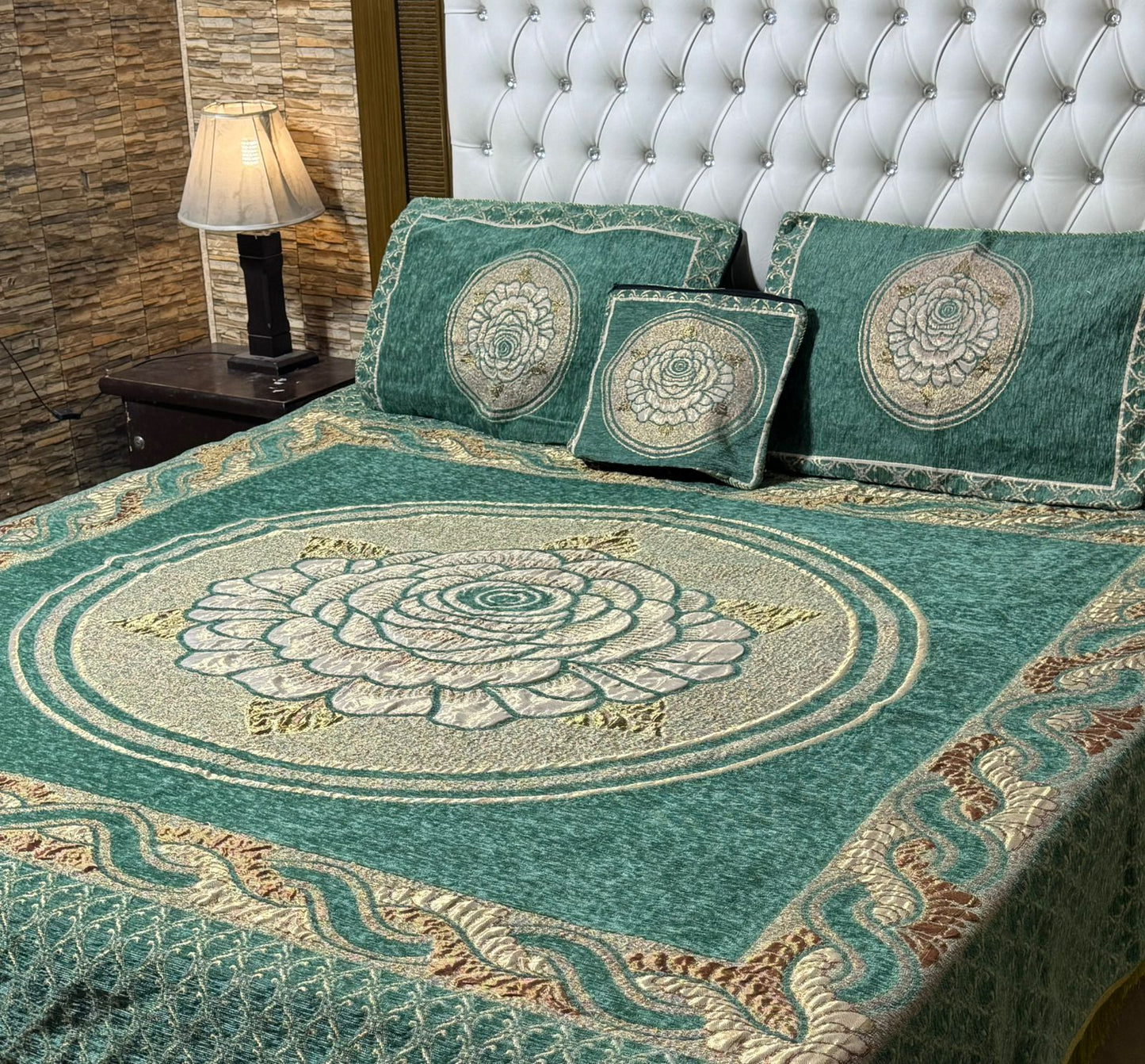Bedsheets velvet jacquard