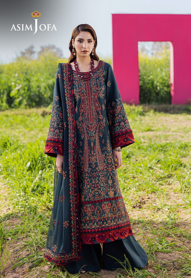 ASIM JOFA | AJELLD | UNSTITCHED LAWN 3PC